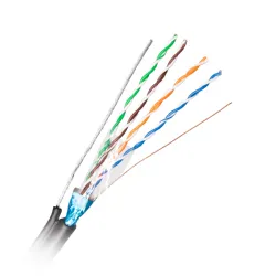AI-FTP 5E 4PR OUTDOOR ТРОС Cu (медь) 24AWG, Минсккабель